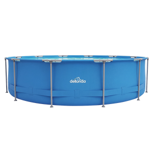 Dellonda DL20 Steel Frame Round Swimming Pool with Filter Pump 12ft - Blue - additional view 5