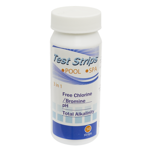 Dellonda DL32 3-in-1 Chlorine, PH & Alkalinity Test Strips - Pack of 50