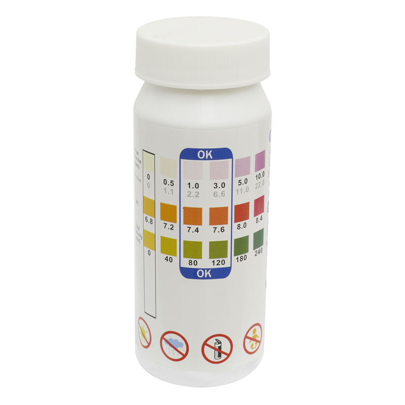 Dellonda DL32 3-in-1 Chlorine, PH & Alkalinity Test Strips - Pack of 50 - additional view 2