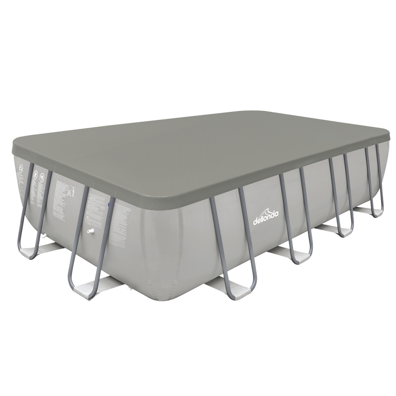 Dellonda DL43 Rectangular Swimming Pool Top Cover & Rope Ties for DL22 - additional view 3