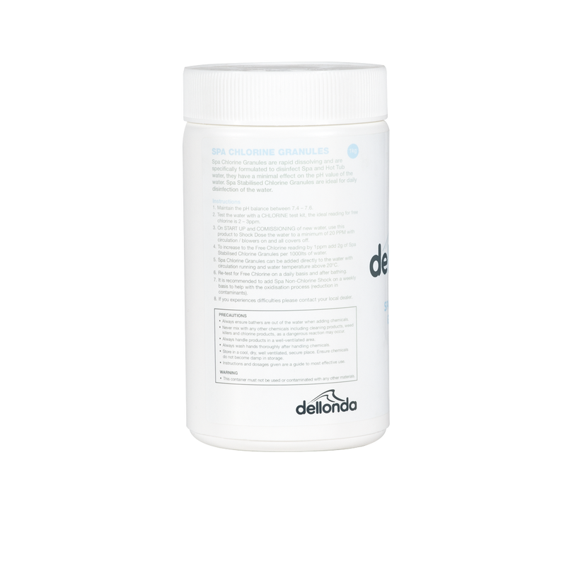 Dellonda DL50 Chlorine Granules for Hot Tubs/Spas & Swimming Pools 1kg - additional view 5