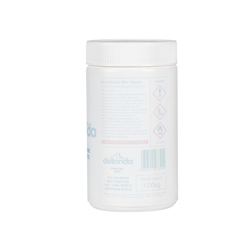 Dellonda DL51 Chlorine Mini Tabs for Hot Tubs/Spas & Swimming Pools 1kg - additional view 2