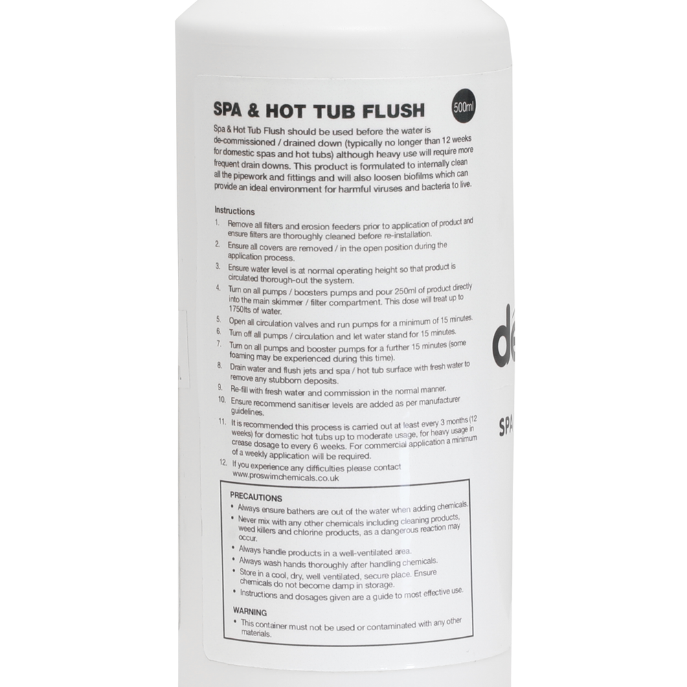 Dellonda DL60 Hot Tub/Spa Flush Cleaner 500ml - additional view 2