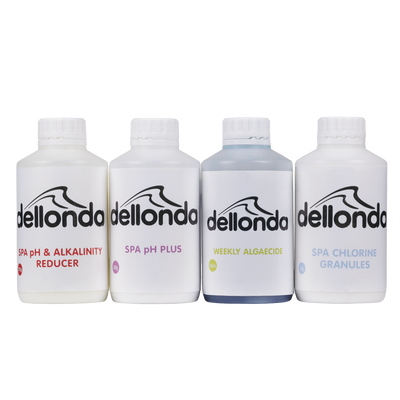 Dellonda DL63 Swimming Pool Starter Kit - Chlorine, pH Increaser, pH Reducer & Algaecide