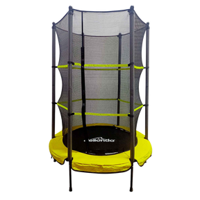 Dellonda DL65 Mini Trampoline with Safety Enclosure Net 4.6ft