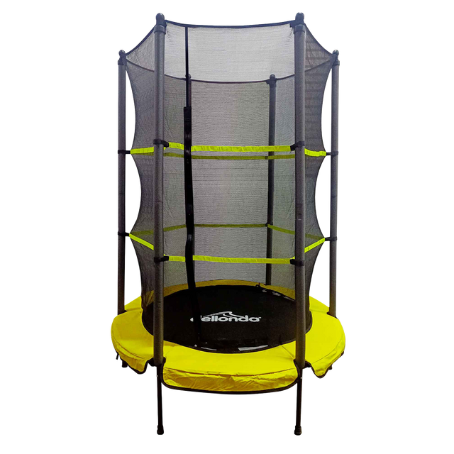 Dellonda DL65 Mini Trampoline with Safety Enclosure Net 4.6ft