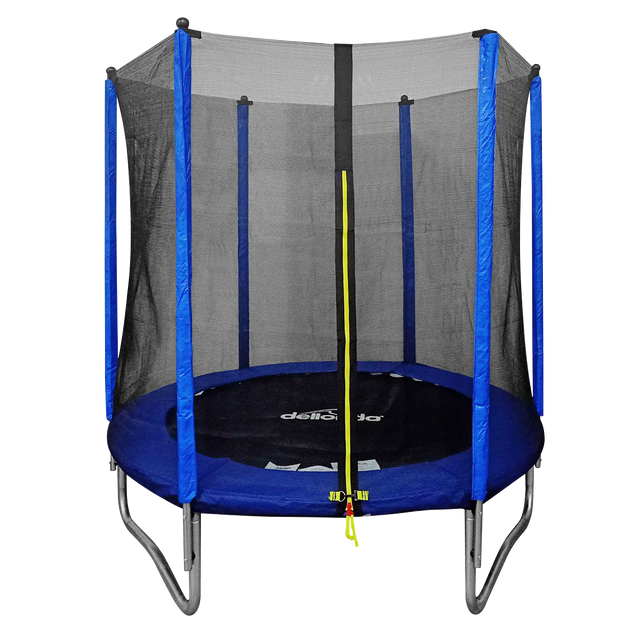 Dellonda DL66 Heavy-Duty Outdoor Trampoline with Safety Enclosure Net 6ft