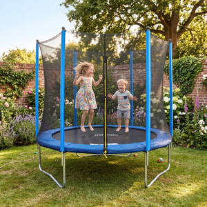 Dellonda DL67 Heavy-Duty Outdoor Trampoline with Safety Enclosure Net 8ft - additional view 2