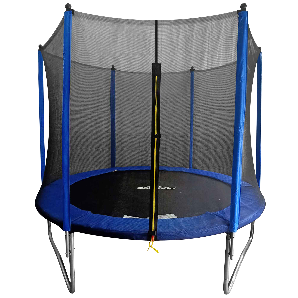Dellonda DL67 Heavy-Duty Outdoor Trampoline with Safety Enclosure Net 8ft