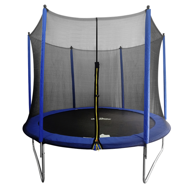 Dellonda DL68 Heavy-Duty Outdoor Trampoline with Safety Enclosure Net 10ft