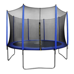 Dellonda DL69 Heavy-Duty Outdoor Trampoline with Safety Enclosure Net 12ft