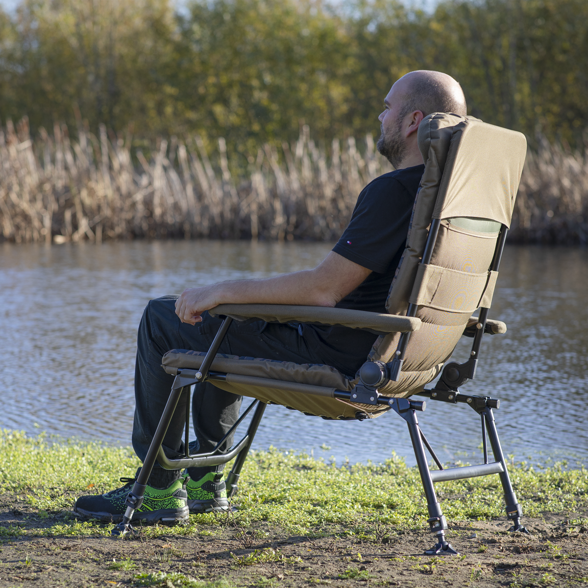 Dellonda DL73 Portable Reclining Chair with Armrests - additional view 5