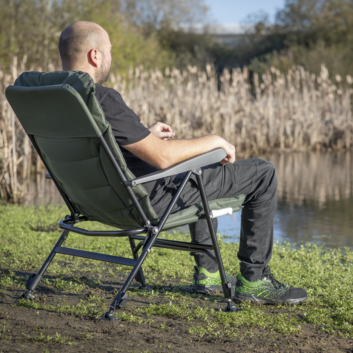 Dellonda DL74 Portable Reclining Chair with Armrests - additional view 7