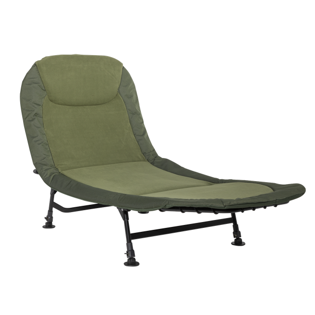 Dellonda DL77 Adjustable Bedchair with Fleece Mattress & Pillow