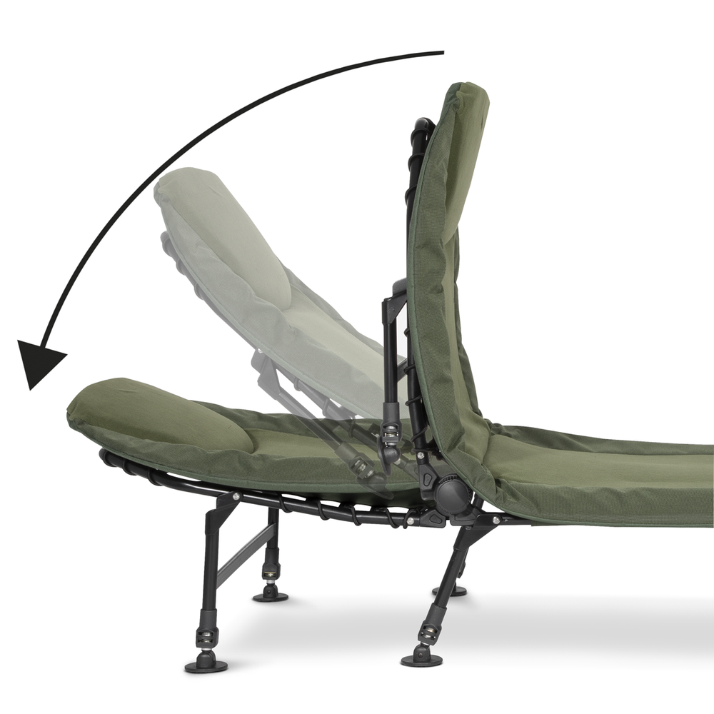 Dellonda DL78 Adjustable Bedchair with Fleece Mattress & Pillow - additional view 8