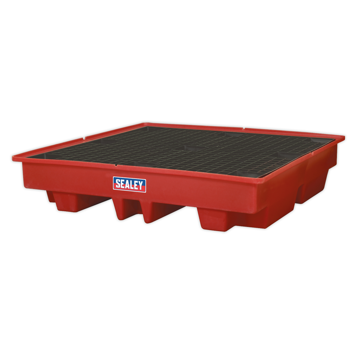 Sealey DRP13 Polyethylene Barrel Bund/Spill Pallet 1280 x 1280 x 275mm