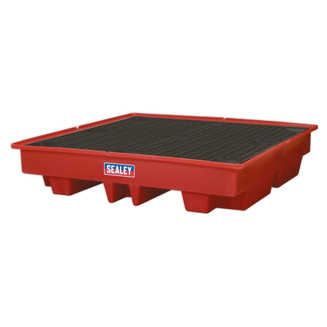Sealey DRP13 Polyethylene Barrel Bund/Spill Pallet 1280 x 1280 x 275mm