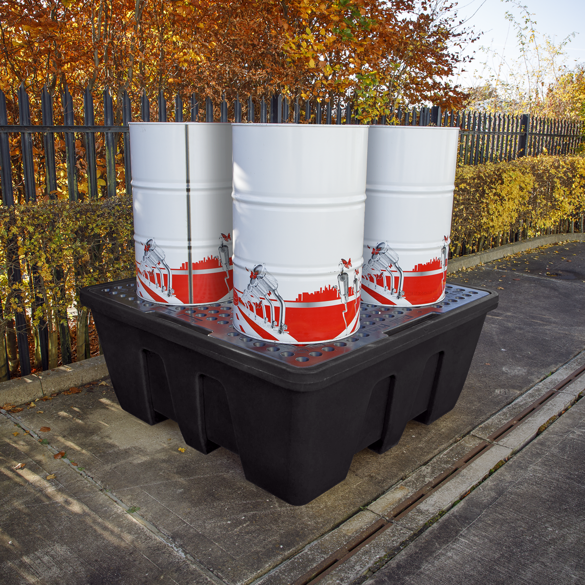 Sealey DRP24 IBC Bund/Spill Pallet 1660 x 1670 x 710mm - additional view 3