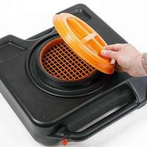 Sealey DRP44 Oil/Fluid Drain & Recycling Container with Wheels 15L - additional view 4