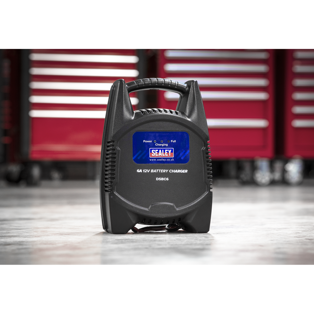 Sealey DSBC6 12V Battery Charger 6A 230V - additional view 6