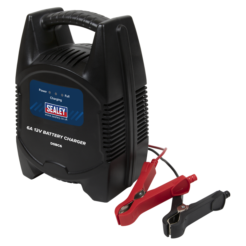 Sealey DSBC6 12V Battery Charger 6A 230V - additional view 2