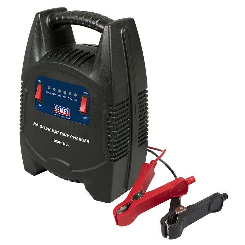 Sealey DSBC8 8A 6/12V Battery Charger 230V - additional view 7