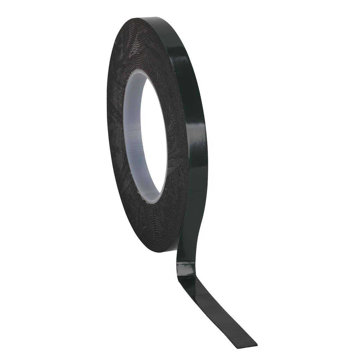 Sealey DSTG1210 Double-Sided Adhesive Foam Tape 12mm x 10m - Green Backing