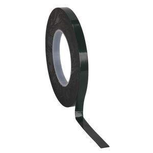 Sealey DSTG1210 Double-Sided Adhesive Foam Tape 12mm x 10m - Green Backing