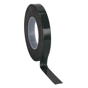 Sealey DSTG1910 Double-Sided Adhesive Foam Tape 19mm x 10m - Green Backing