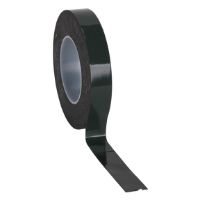 Sealey DSTG2510 Double-Sided Adhesive Foam Tape 25mm x 10m - Green Backing