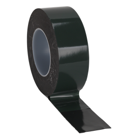 Sealey DSTG5010 Double-Sided Adhesive Foam Tape 50mm x 10m - Green Backing