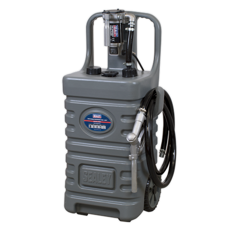 Sealey DT55GCOMBO1 Mobile Dispensing Tank with Diesel Pump 55L - Grey