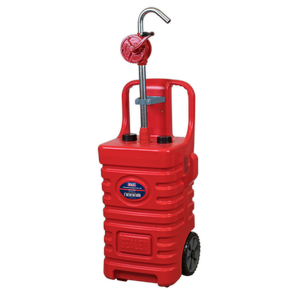 Sealey DT55RCOMBO1 Mobile Dispensing Tank with Oil Rotary Pump 55L - Red