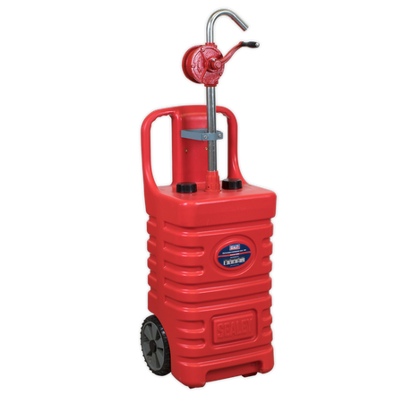 Sealey DT55RCOMBO1 Mobile Dispensing Tank with Oil Rotary Pump 55L - Red - additional view 2