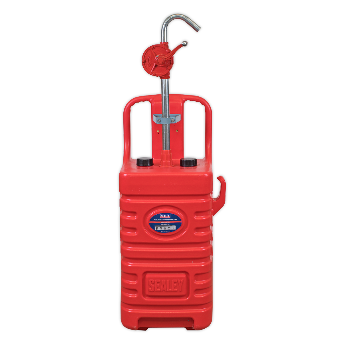 Sealey DT55RCOMBO1 Mobile Dispensing Tank with Oil Rotary Pump 55L - Red - additional view 3