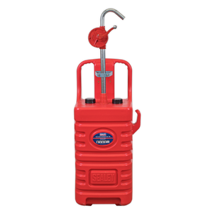 Sealey DT55RCOMBO1 Mobile Dispensing Tank with Oil Rotary Pump 55L - Red - additional view 3