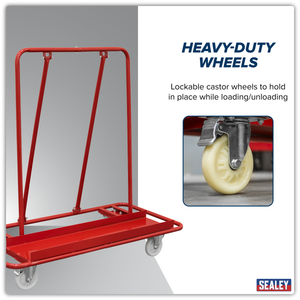 Sealey DWC01 Plasterboard Trolley Large Sheet Handling 800kg Capacity - additional view 8