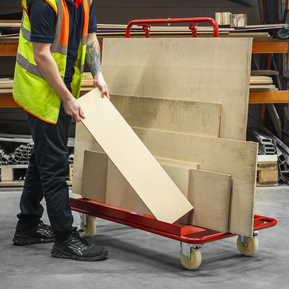 Sealey DWC01 Plasterboard Trolley Large Sheet Handling 800kg Capacity - additional view 7