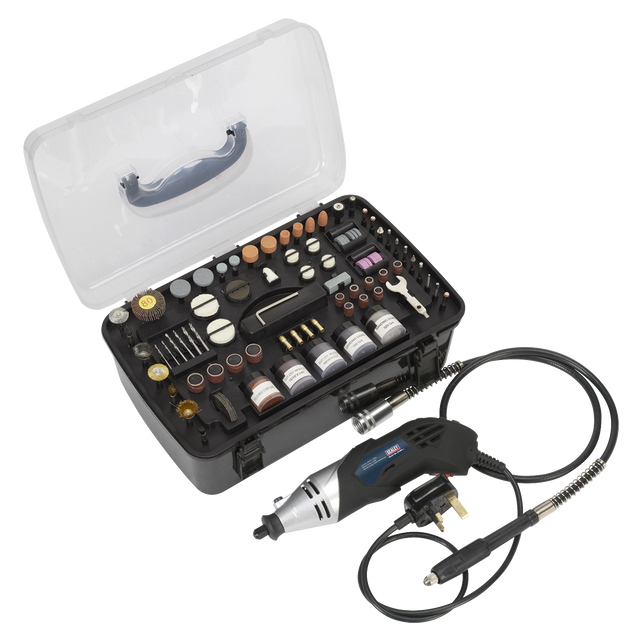 Sealey E5188 Multipurpose Rotary Tool & Engraver Kit 230V 219pc