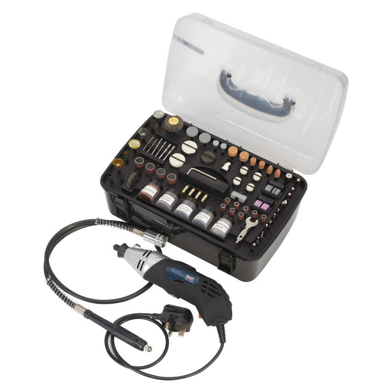 Sealey E5188 Multipurpose Rotary Tool & Engraver Kit 230V 219pc - additional view 5