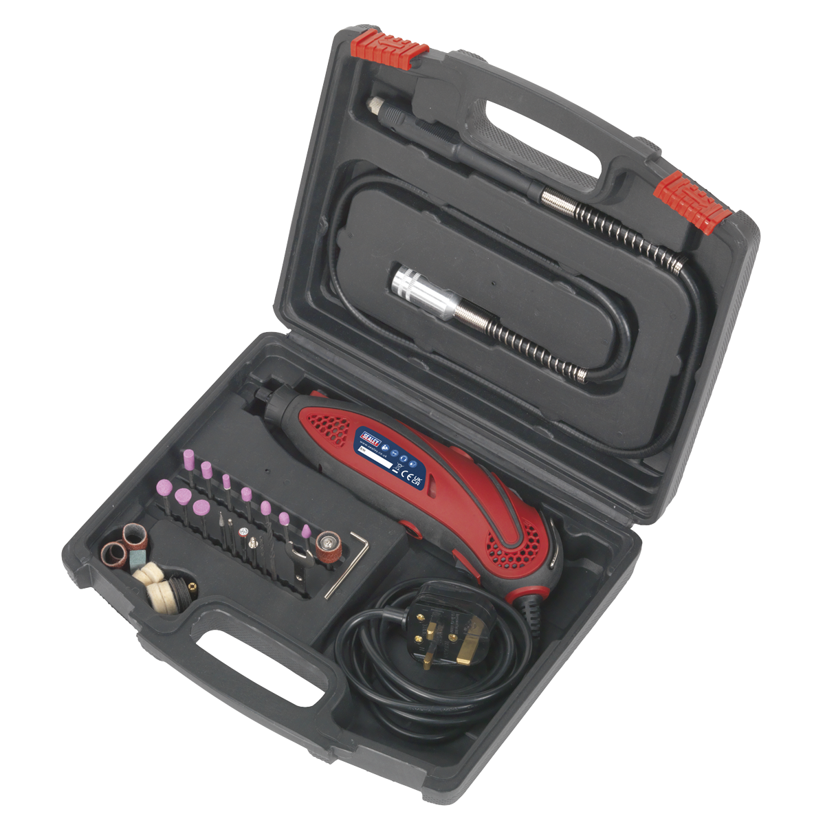 Sealey E540 Multipurpose Rotary Tool & Engraver Kit 230V 40pc - additional view 9