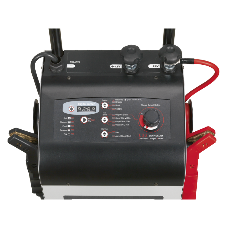 Sealey ECS350 12/24V Electronic Charger Starter 60/350A - additional view 5