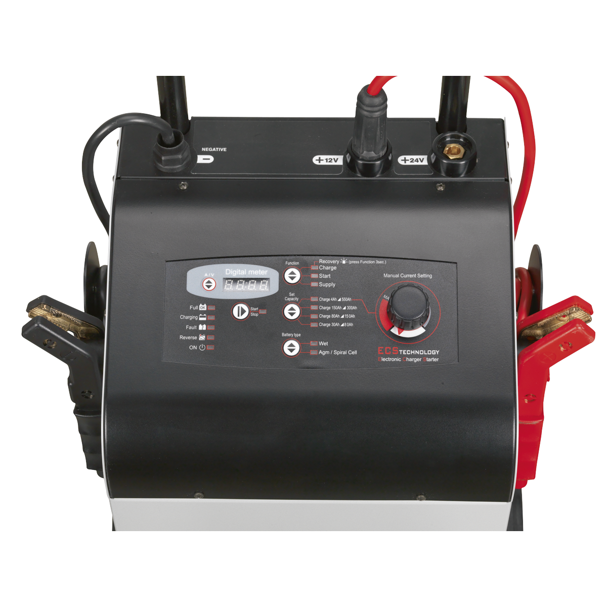 Sealey ECS400 12/24V Electronic Charger Maintainer/Starter 75/400A - additional view 4