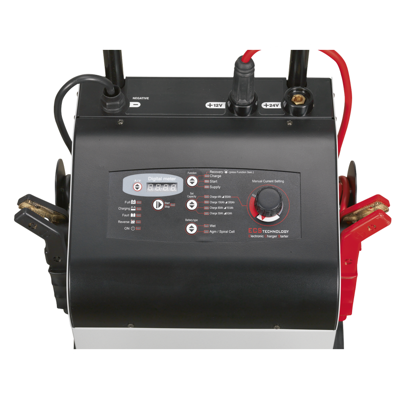 Sealey ECS400 12/24V Electronic Charger Maintainer/Starter 75/400A - additional view 4