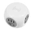 Sealey EL144WC 1.4m Extension Cable Cube & Wireless Charging Pad 3 x 230V & 3 x USB