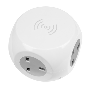 Sealey EL144WC 1.4m Extension Cable Cube & Wireless Charging Pad 3 x 230V & 3 x USB - additional view 3