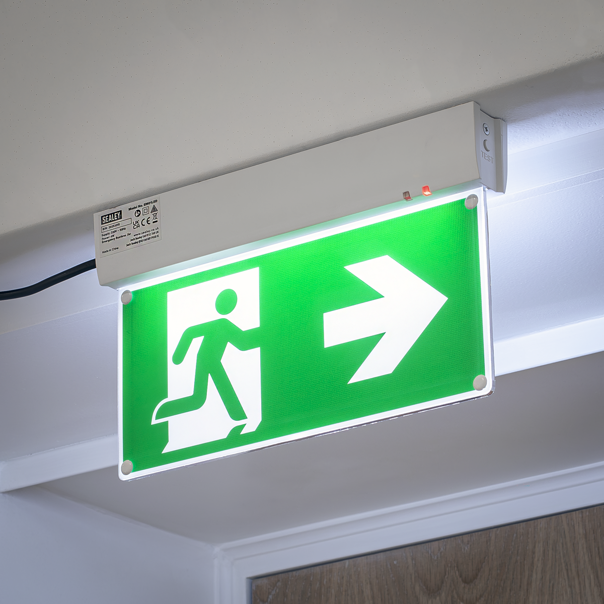 Sealey EM01LED Maintained Emergency LED Fire Exit Sign - additional view 6