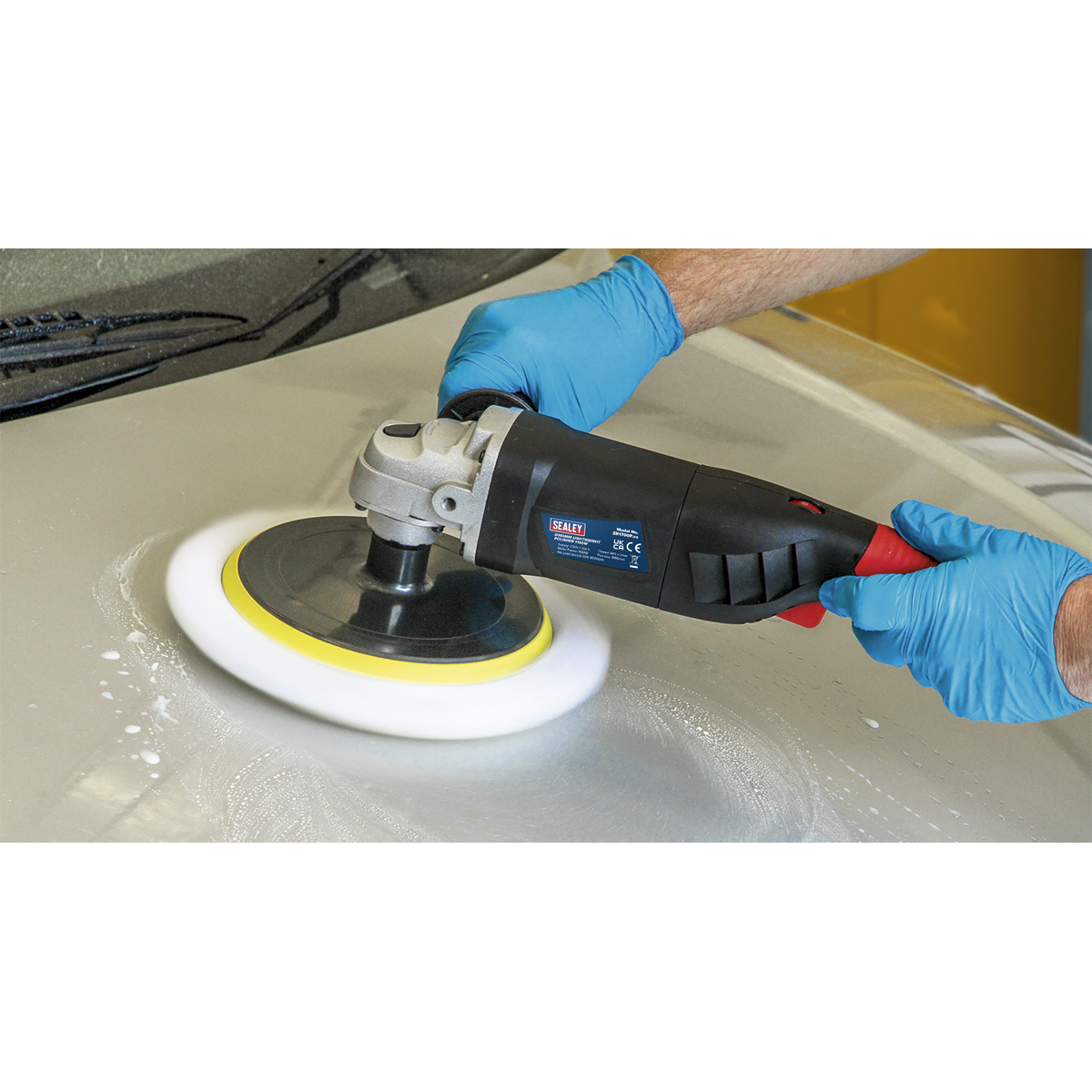 Sealey ER1700P 180mm Lightweight Variable Speed Rotary Polisher 1100W/230V - additional view 2