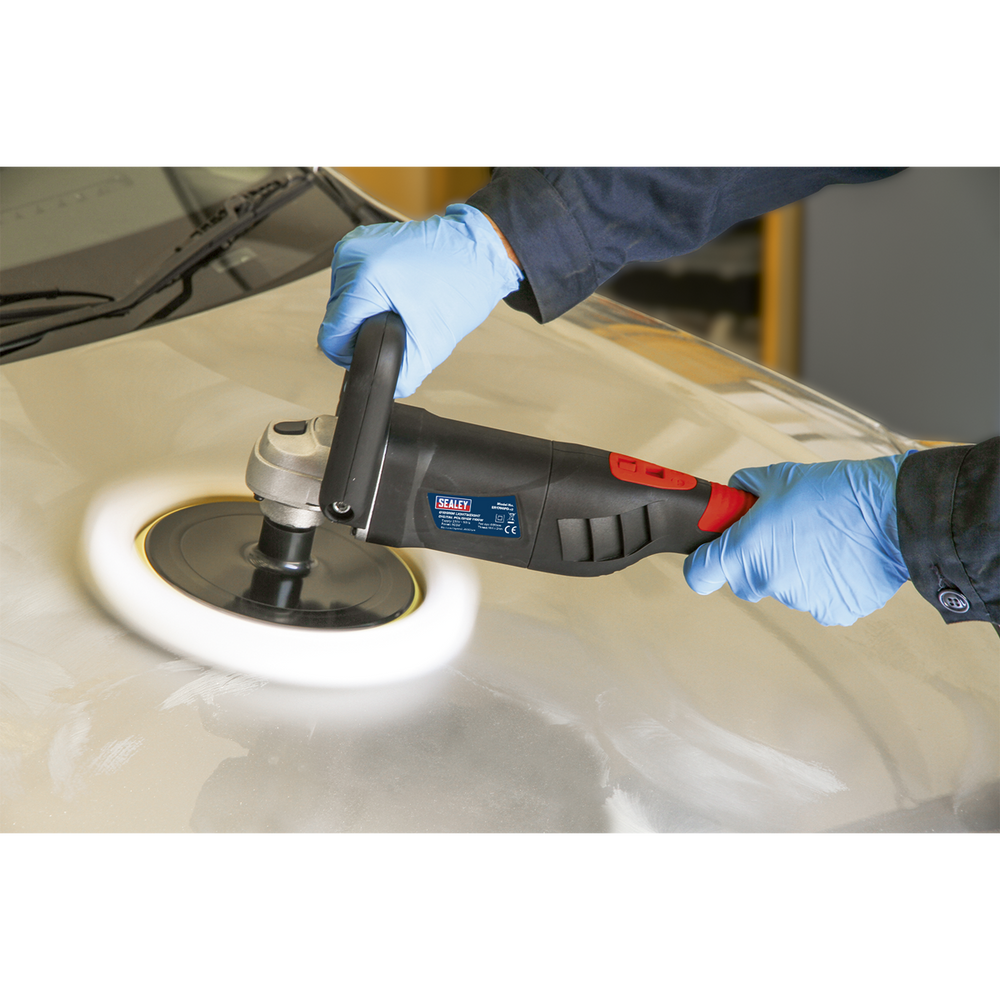 Sealey ER1700PD 180mm Lightweight Variable Speed Digital Rotary Polisher 1100W/230V - additional view 10