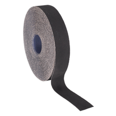 Sealey ER255060 Emery Roll 60Grit 25mm x 50m - Blue Twill